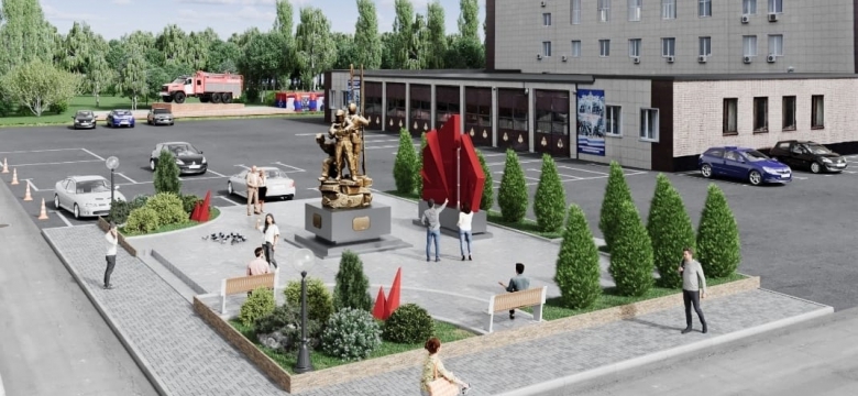 Памятник пожарным и спасателям планируют разместить на улице П.А.Папина